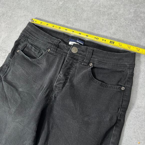 Basic Editions Black Bootcut Pants - Size: 6 - Picture 3 of 10